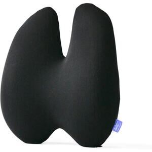 NWT C Cushion Lab Extra Dense Black Lumbar Pillow Firm Back Support Cushion